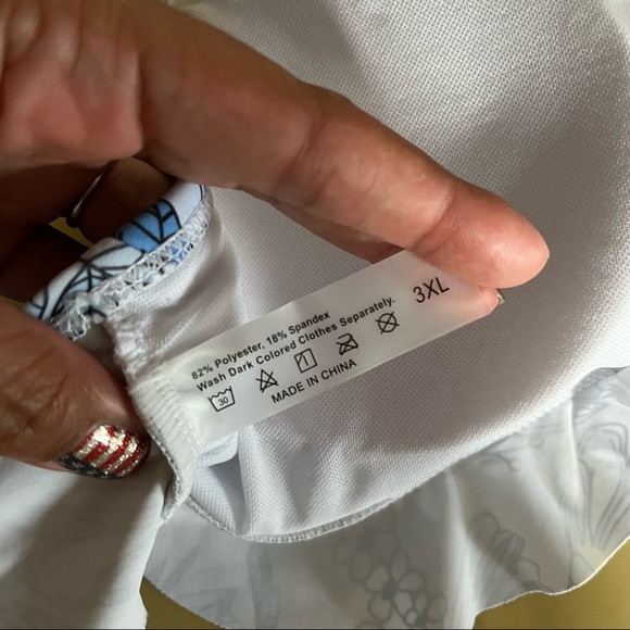 floral ruffle halter bikini top - Picture 9 of 9